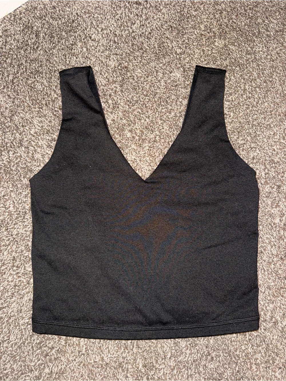 Old Navy Black V-Neck Crop Tank - Women's